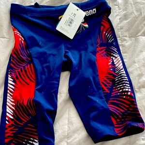Boys Arena panel jammer for swimming. Brand new, size 28